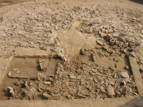 内黄三杨庄汉代建筑遗址（图源：河南省文物考古研究院）