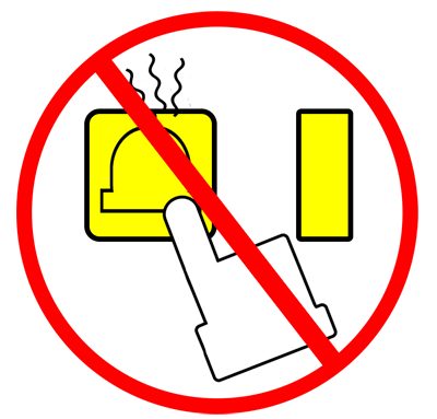 　　不要随意触碰线路插座等，更不可用湿手触碰