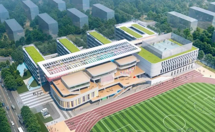 尖峰南中学效果图。