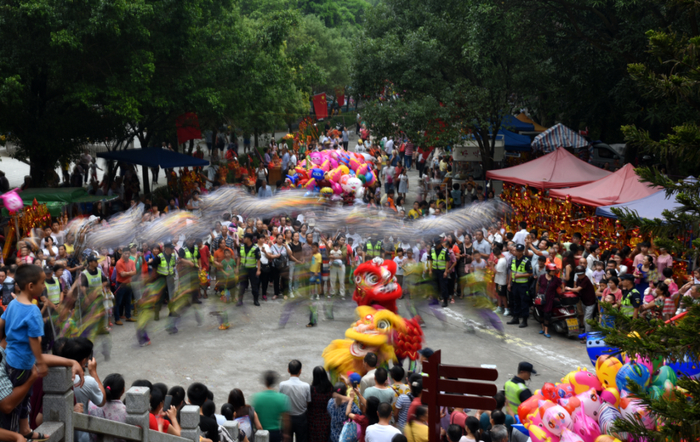 △ 四会贞仙诞已有1000多年历史，这一民俗被列入广东省非物质文化遗产保护项目目录。以上2图 黄国强 摄