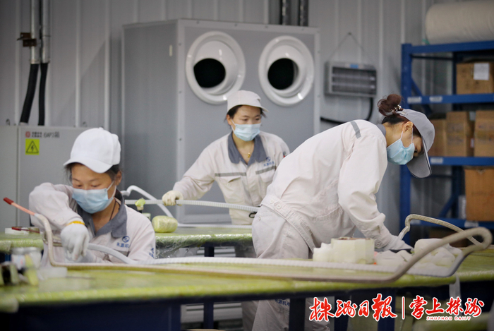 位于南洲工业园的株洲兆源机电科技有限公司生产车间。资料图