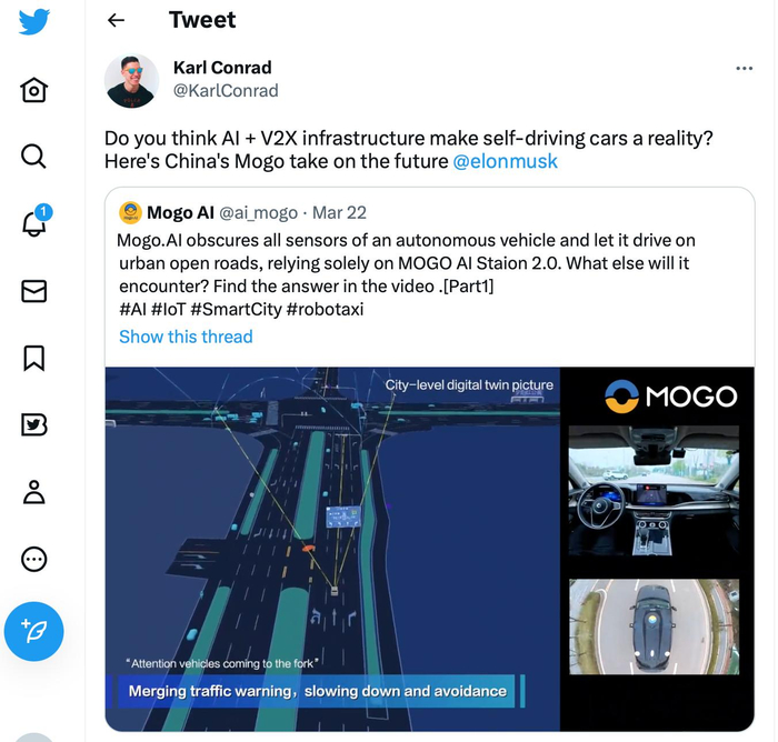 Karl Conrad评论蘑菇车联