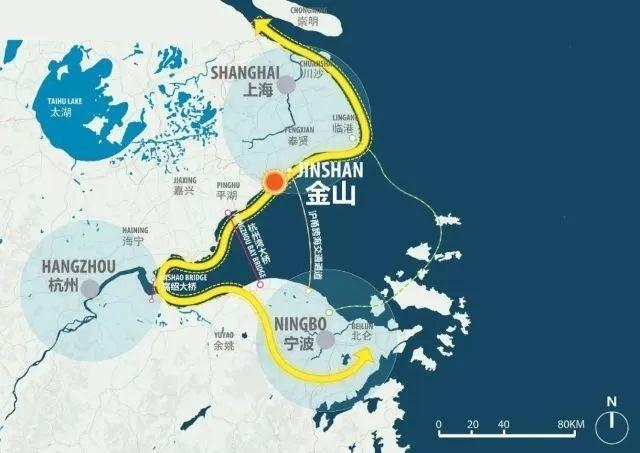 金山区位图