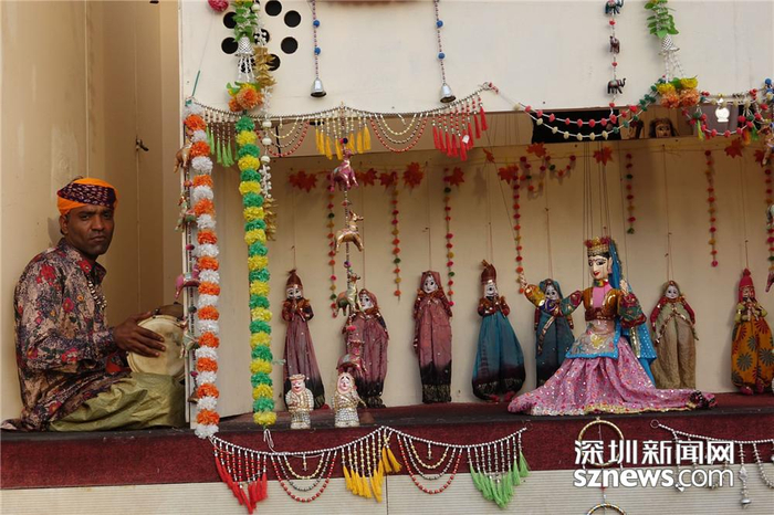 埃及的提线木偶剧。李仁奇 摄