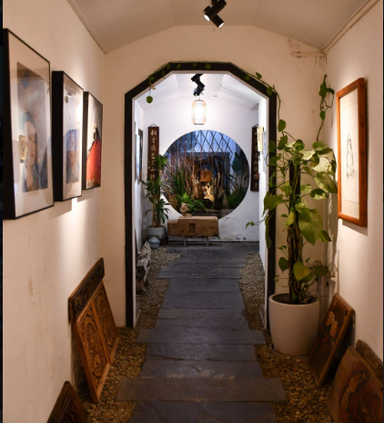 古朴的艺术空间。