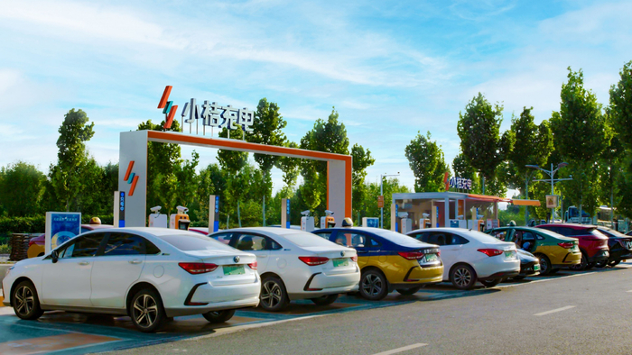图注：小桔优选站——海淀百旺绿荫超级充电站