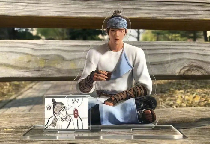 《新神榜·杨戬》的部分众筹文创产品。| 图片来源：魔豆朝上