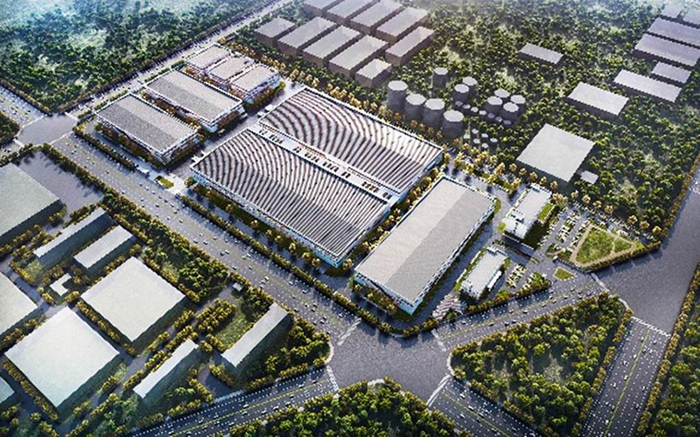 徐州盈量智能空调基地俯瞰效果图