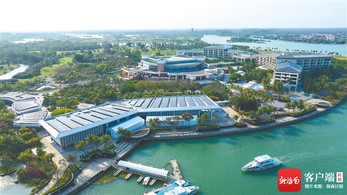 博鳌零碳示范区建设取得阶段性成果。海南日报记者 袁琛 摄