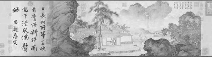     ▲ 明 唐寅 事茗图卷