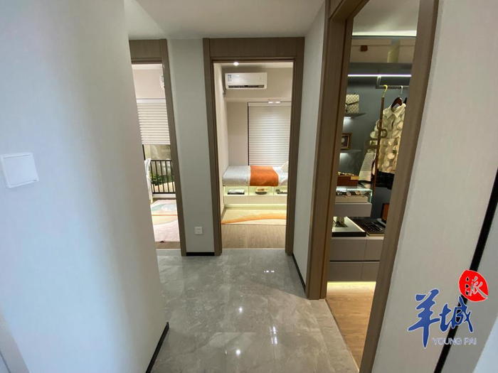 珠实云悦花语70平方米三房户型