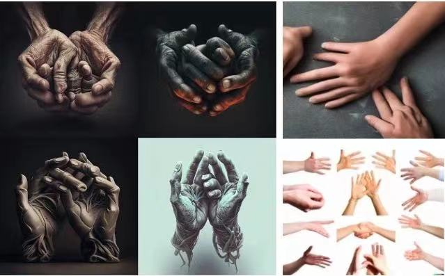 图|Midjourney（左）、Stable Diffusion（右上）和DALL-E 2（右下）