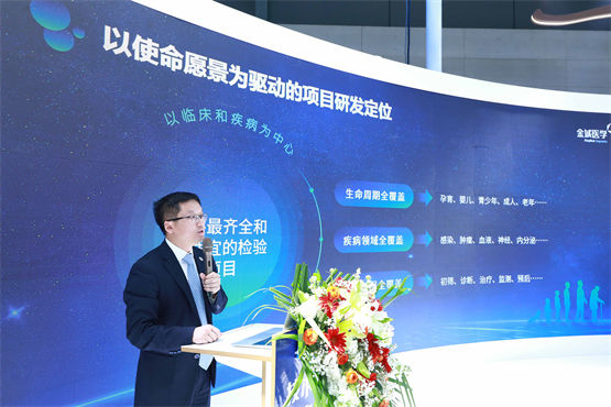 　　金域医学集团副总裁正式发布2023年超600项新项目