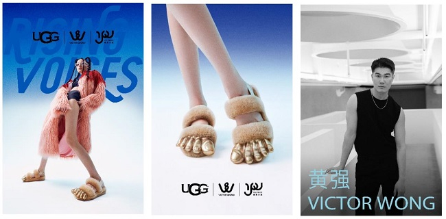 　　UGG® | VICTOR WONG | YU PRIZE打造非售卖创意限定系列来自YU PRIZE创意大奖2022优秀设计师黄强
