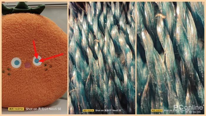 （原物、微距20X、微距40X）