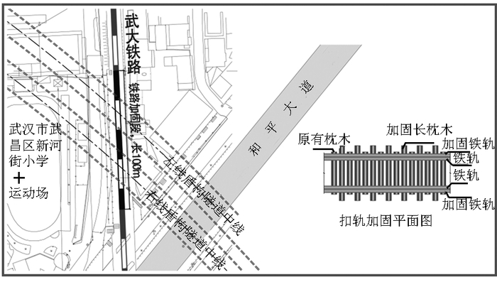 图10 武大铁路加固示意图