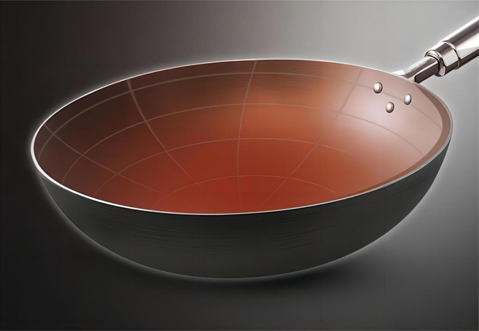 　　卢记纯钛锅采用高温窒化技术