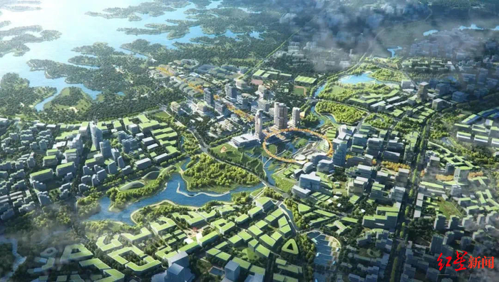 ▲未来医学城效果图