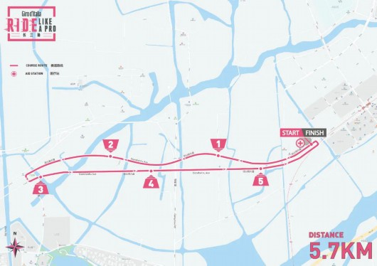 2023赛事首日绕圈赛赛道图