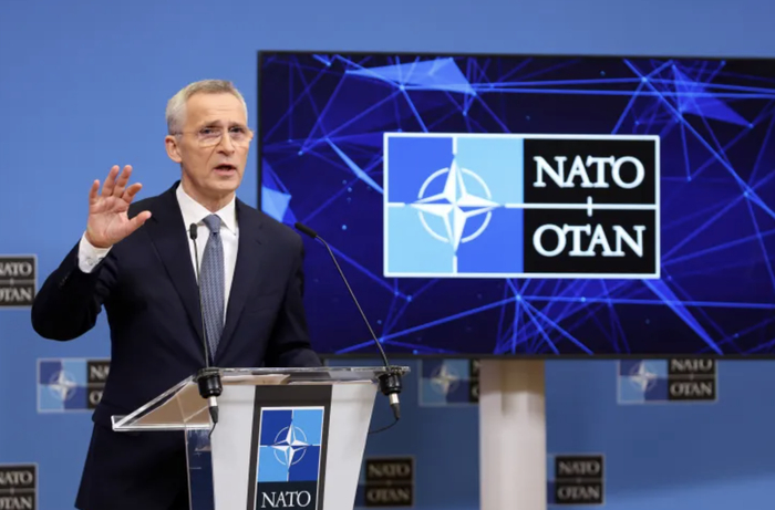 ↑北约秘书长斯托尔滕贝格 资料图