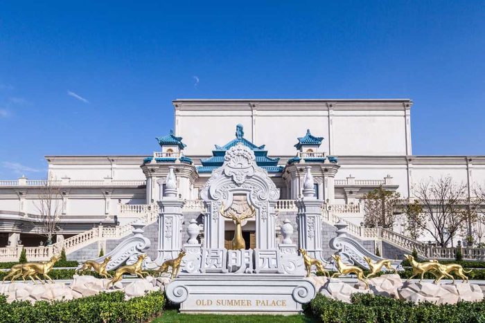 图为赣州方特东方欲晓多媒体剧场表演项目《圆明园》。