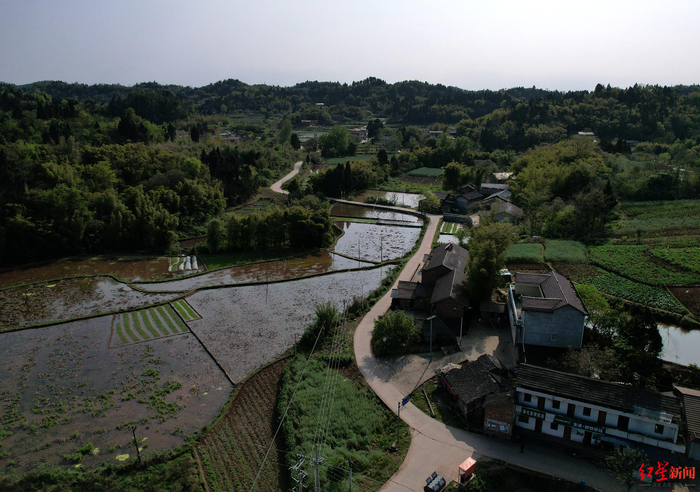 ↑原谷丰村的道路
