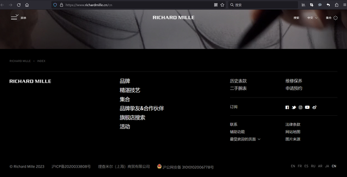 　　RICHARD MILLE中文官网