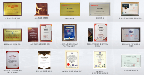 △ 薪宝科技获得多项荣誉和权威认证