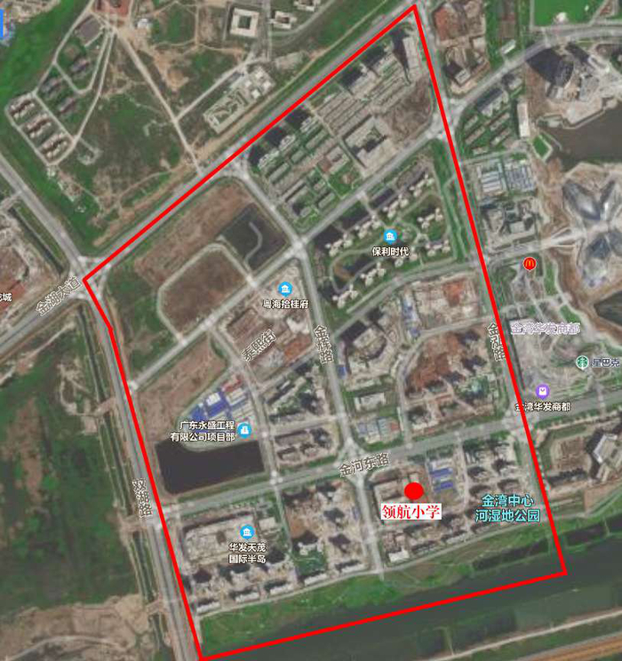 拟划分学区示意图△