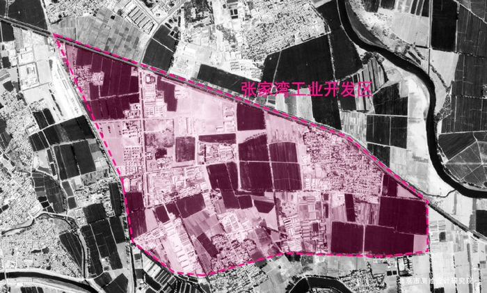 1996年张家湾工业开发区历史影像图
