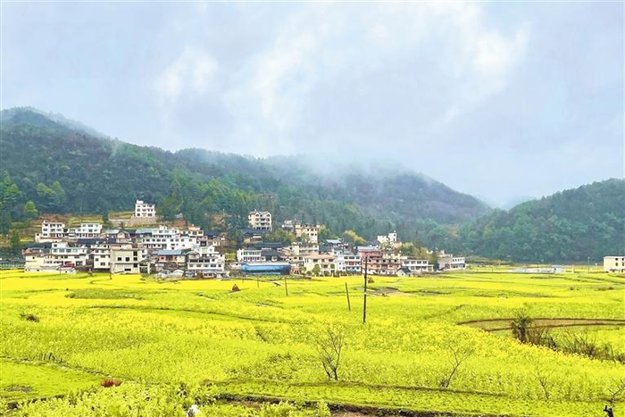     白云区牛场布依族乡瓦窑村一角。梁婧 摄