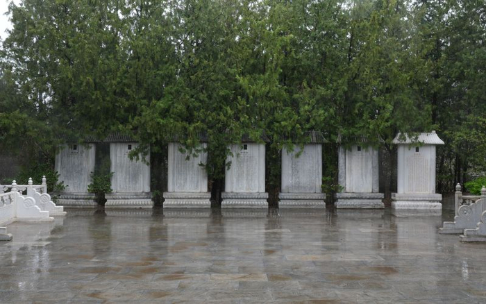 七位院士长眠的纪念园。新京报记者 王巍 摄