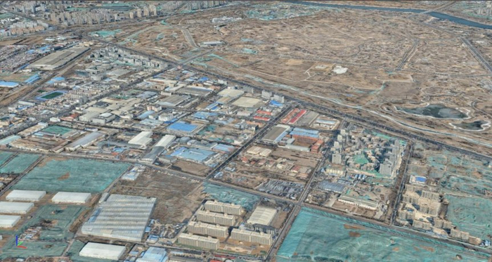 2022年张家湾设计小镇实景三维地图