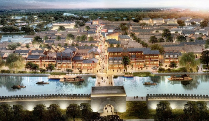 张家湾古镇历史风貌图