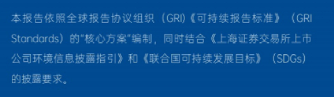 2021年万华化学《可持续发展报告》节选，来源：万华化学官网