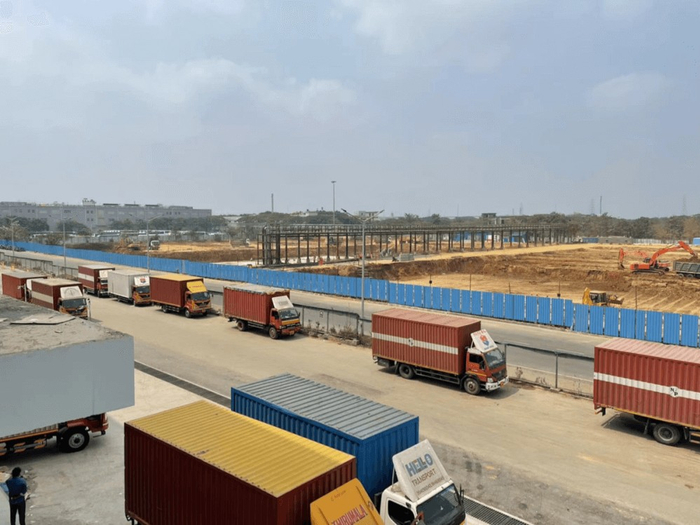 富士康位于印度金奈的园区正在扩建中。图/受访者提供