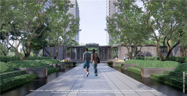 翠湖壹号景观设计过程示意图