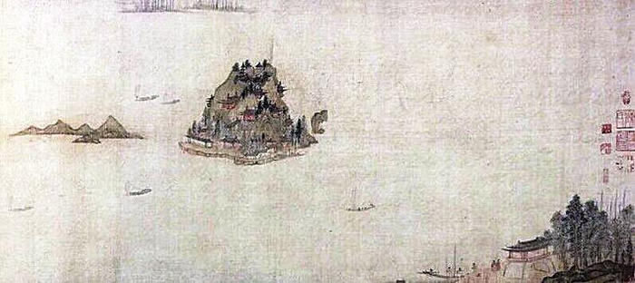     文徵明《金山图》