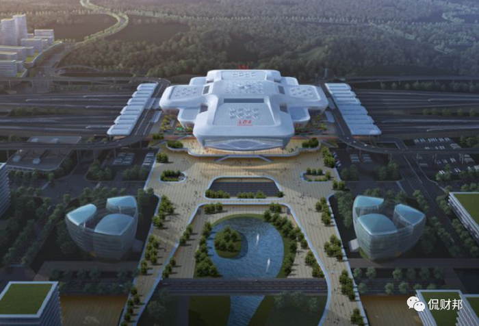 长沙高铁西站设计图。