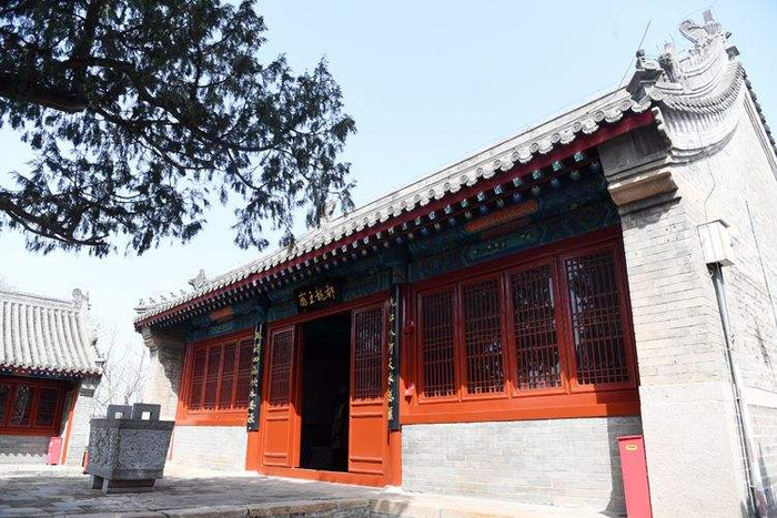 遗址公园内的都龙王庙为北京唯一一座以“都”字冠名敕建的龙王庙建筑。新京报记者 王颖 摄