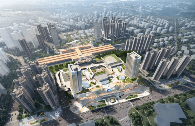 △东莞的龙湖天街示意图