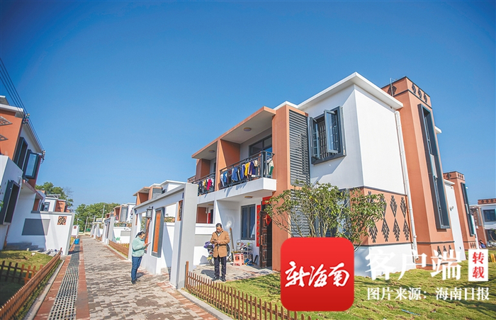 　　白沙牙叉镇高峰新村的装配式建筑。 海南日报记者 袁琛 摄