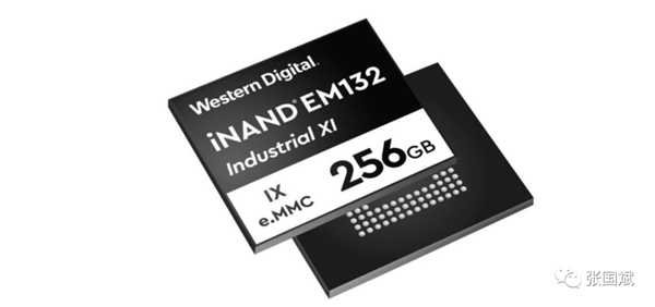 < 西部数据 iNAND IX EM132 嵌入式闪存盘 >