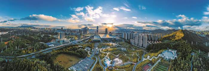 位于龙华的深圳数字经济核心区。（周志成/图）