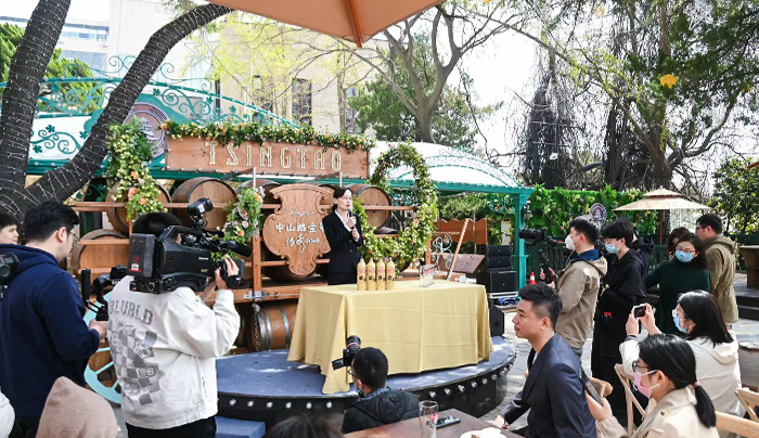 活动现场。青啤集团供图