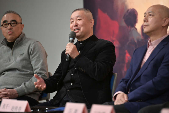 作曲家张千一（图中）。  凌风 摄