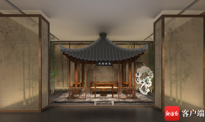 　　现场展览布局。省博供图