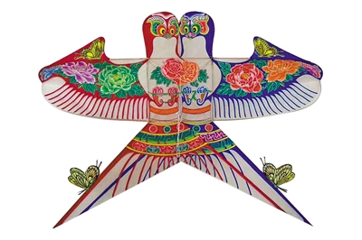 蛱蝶寻芳风筝。