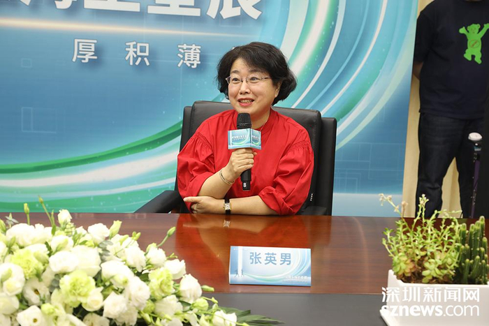 海王星辰医药连锁集团有限公司总裁张英男。（阎思远 摄）