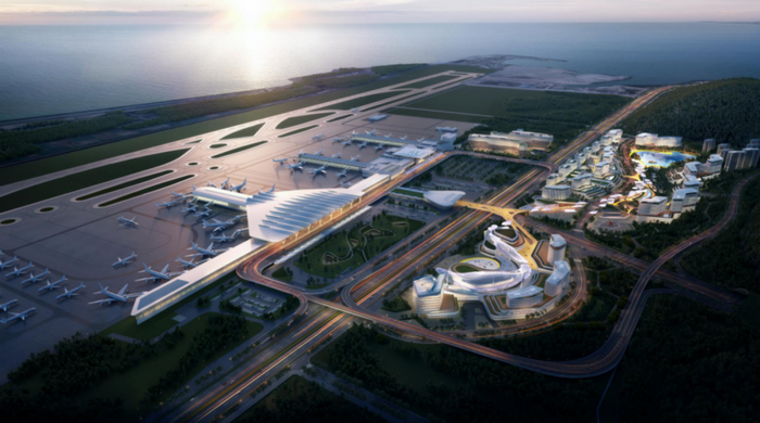 珠海国际机场（示意图）将于2023年建成投入使用